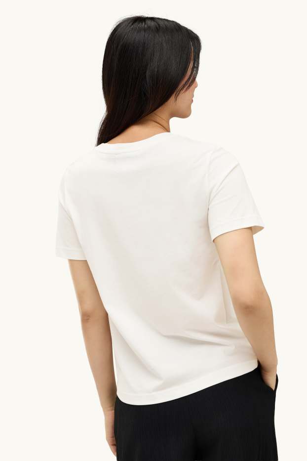 Femei - Tricou - regular fit - Mickey Mouse - alb