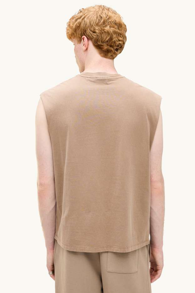 Hombre - Camiseta sin mangas - marrón