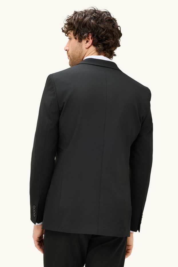Bărbați - Sacou modular - slim fit - Flex - negru