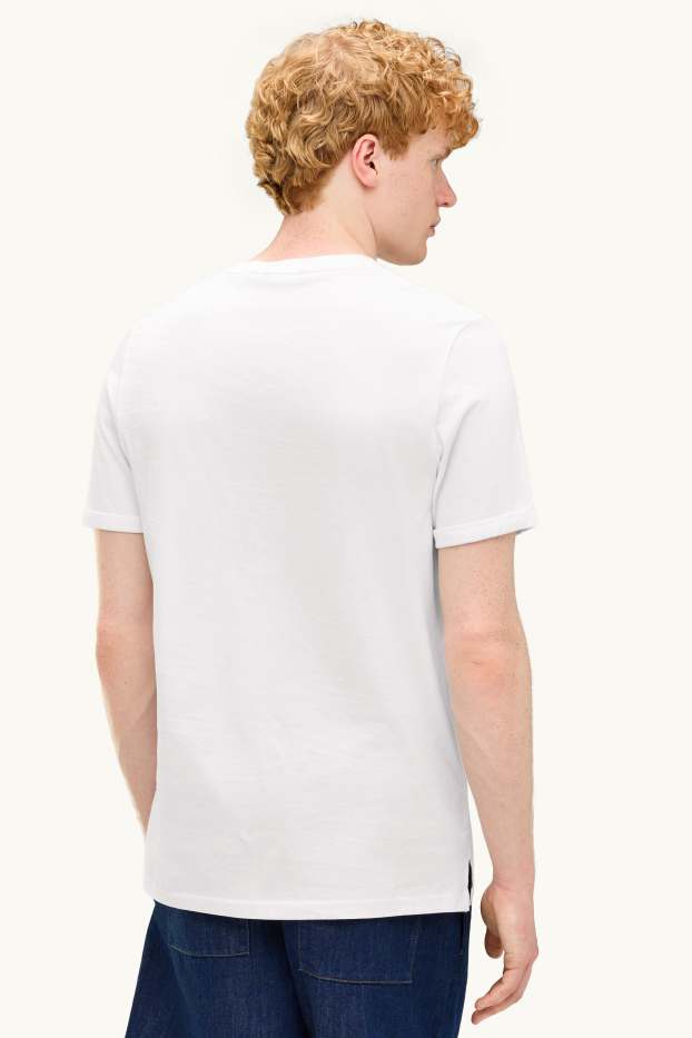 Herren - T-Shirt - Regular Fit - weiß