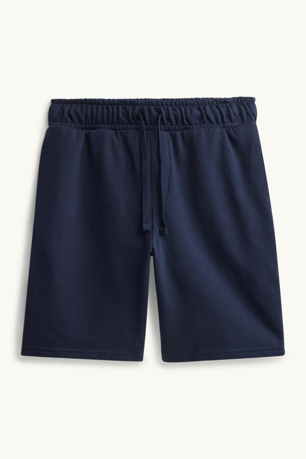 Heren - Sweatshort - donkerblauw