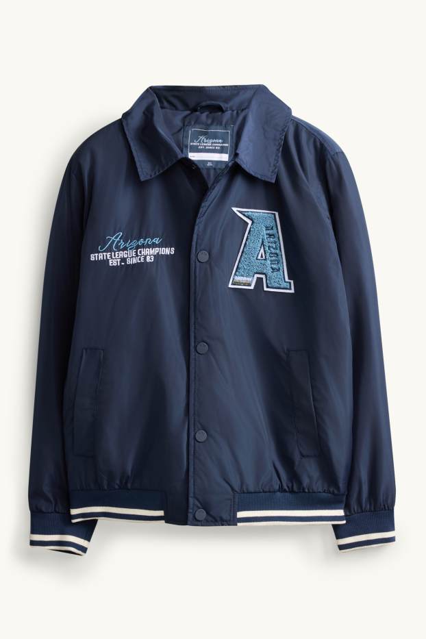 Enfants garçons - Arizona - veste campus - bleu foncé