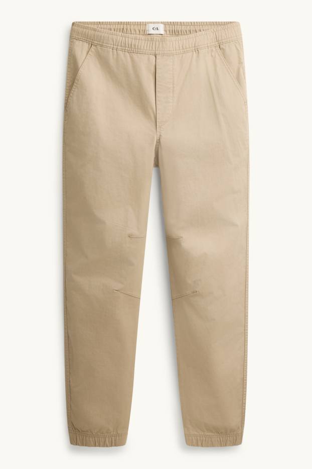 Men - Chinos - tapered fit - beige