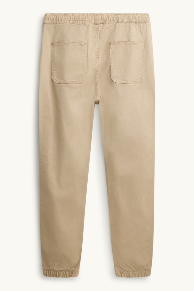 Men - Chinos - tapered fit - beige