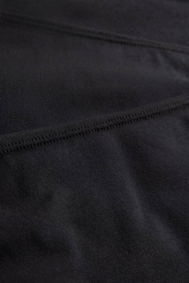 Dames - Set van 3 - slip - zwart