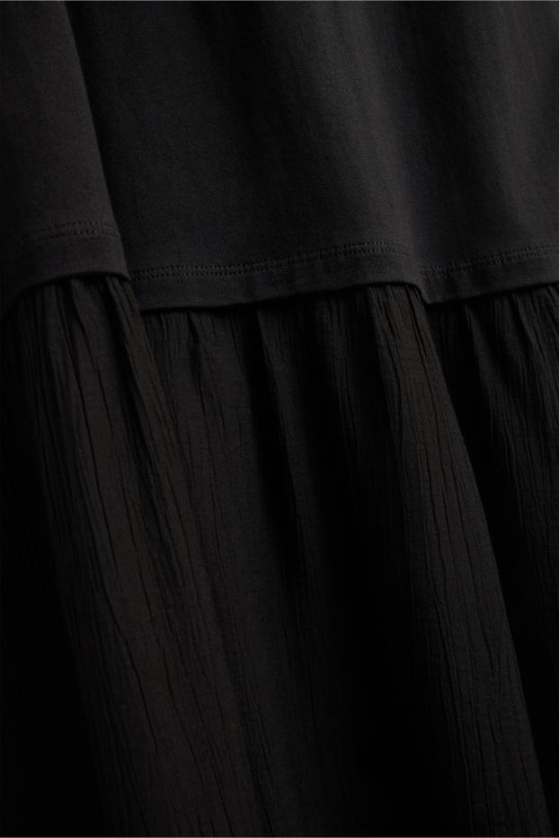 Damen - Kleid - Straight Fit - schwarz