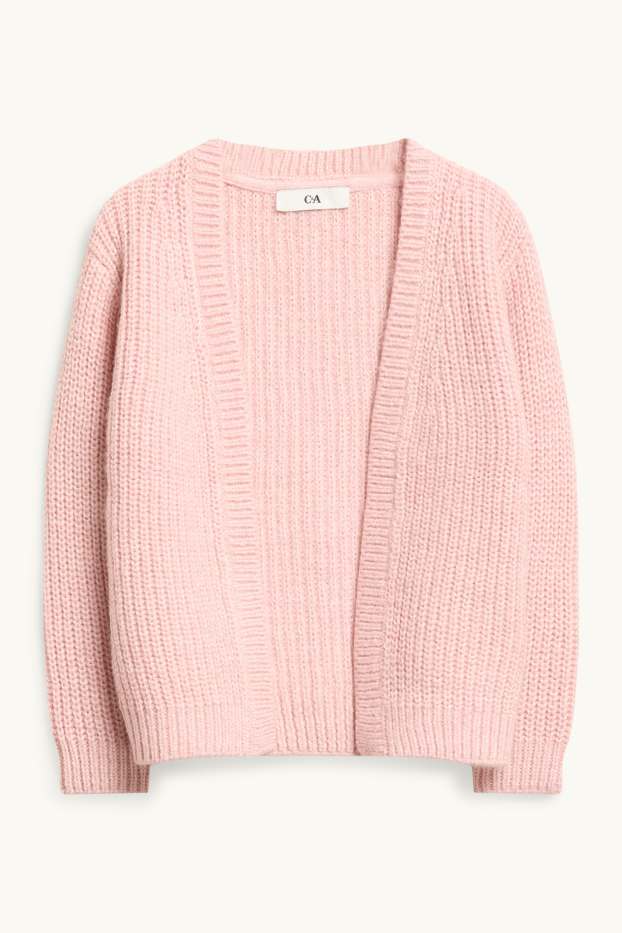 Copii - Fete - Balerină - set - cardigan tricotat și tricou cu mânecă lungă - 2 piese - crem