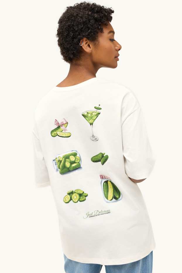 Dames - T-shirt - wit