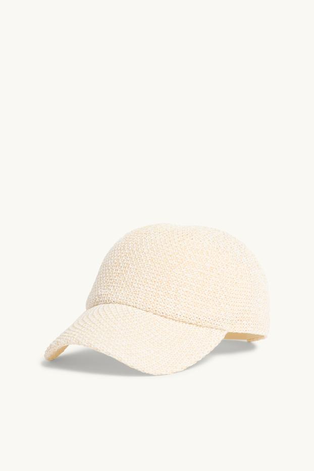 Donna - Cappellino di paglia - bianco