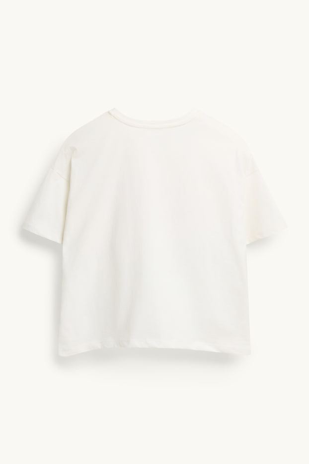 Kinderen: meisjes - T-shirt - wit