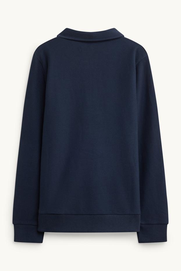 Children Boys - Lion - sweatshirt - dark blue