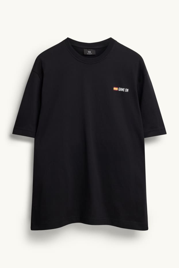 Heren - T-shirt - zwart