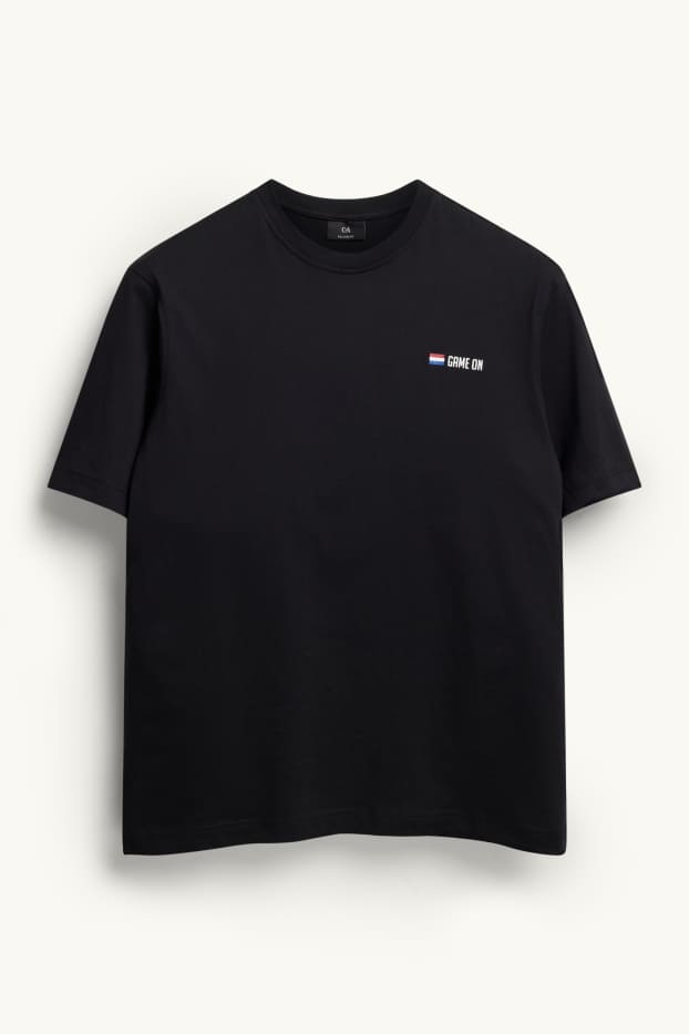 Heren - T-shirt - zwart