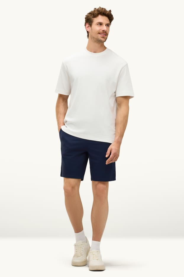 Heren - Sweatshort - donkerblauw