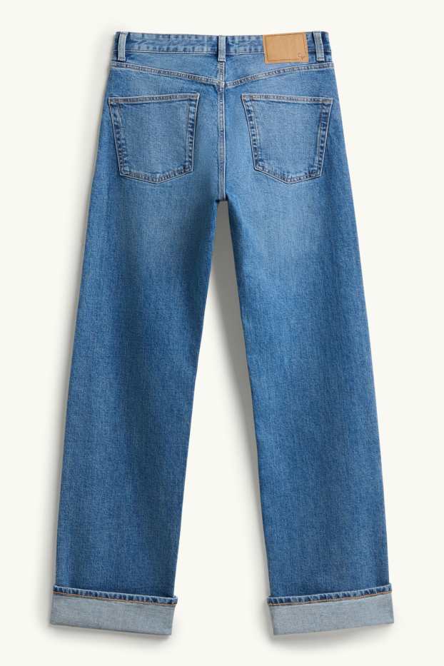 Damen - Straight Jeans - High Waist - Selvedge - jeansblau