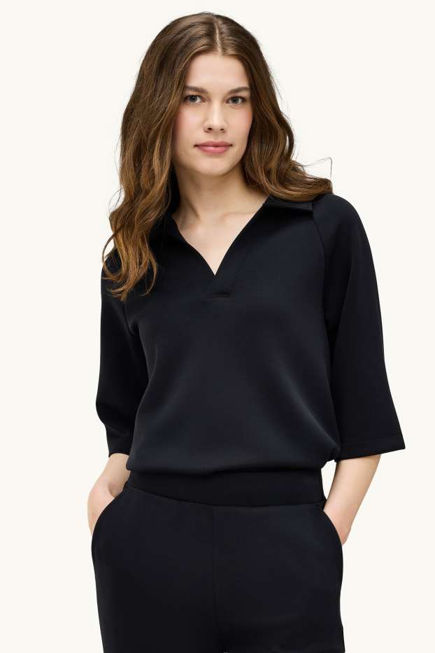 Dames - Sweatshirt - zwart
