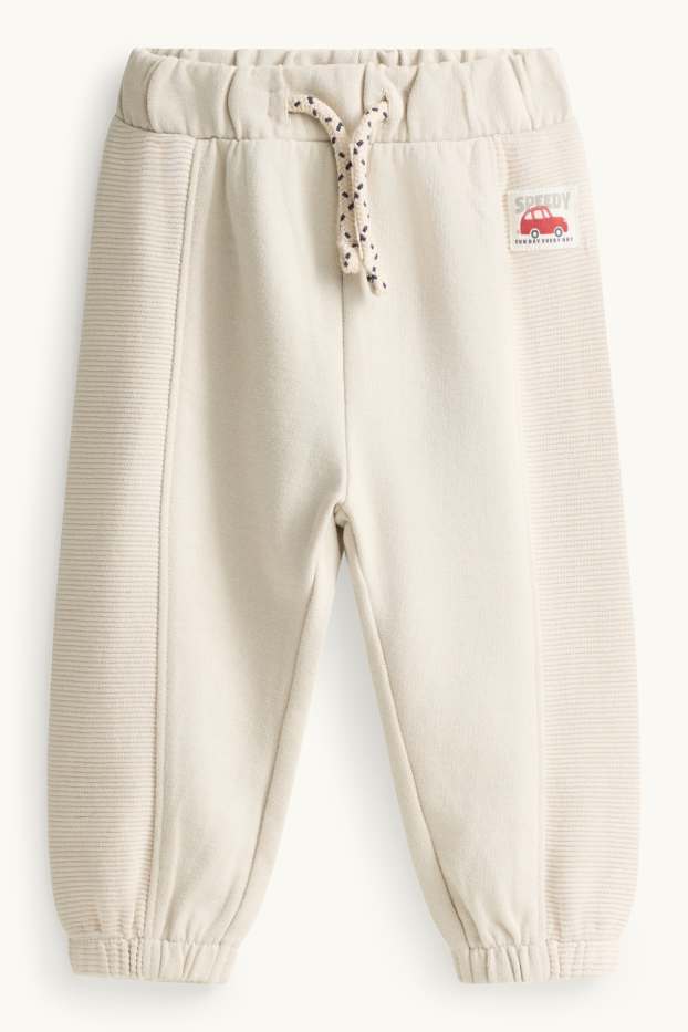 Bébés garçons - Pantalon jogging bébé - beige