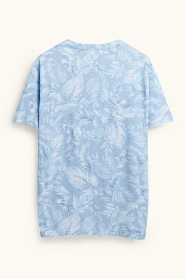 Heren - T-shirt - lichtblauw