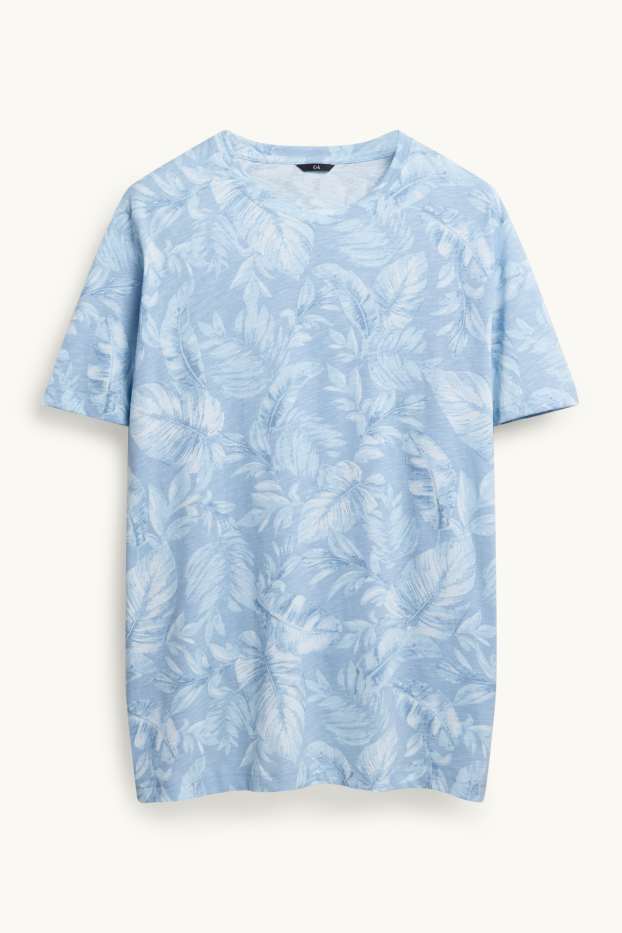 Heren - T-shirt - lichtblauw