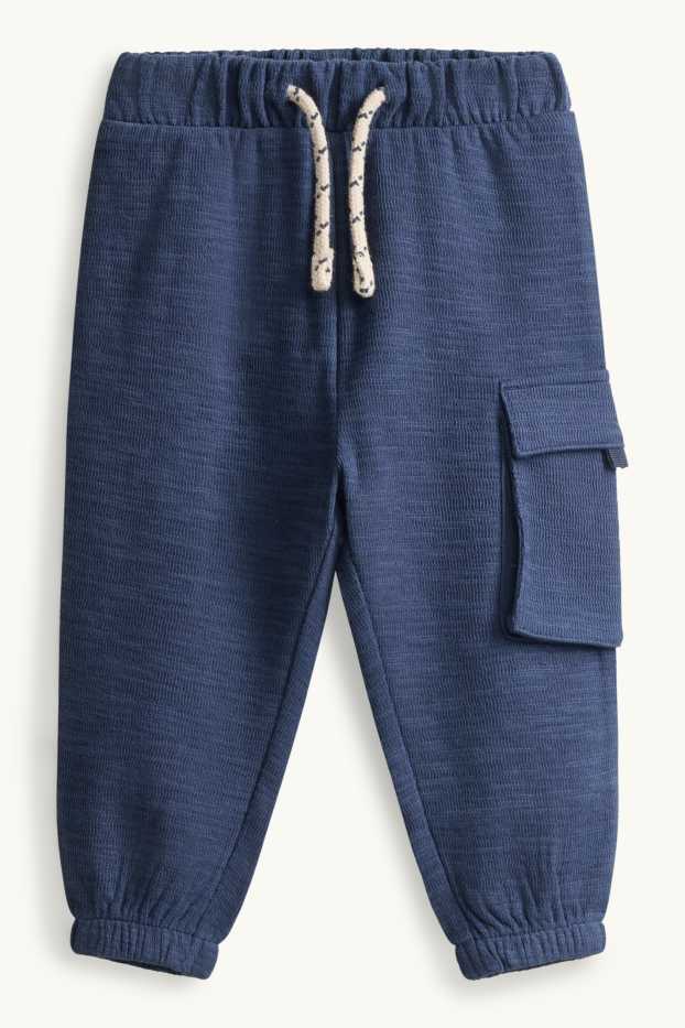Baby: jongens - Baby joggingbroek - blauw