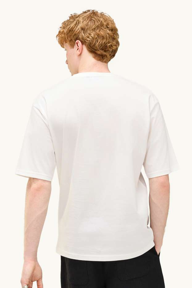 Hombre - Camiseta - blanco
