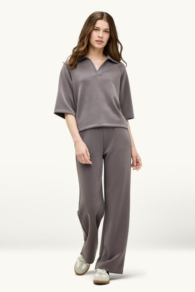 Damen - Jogginghose - grau