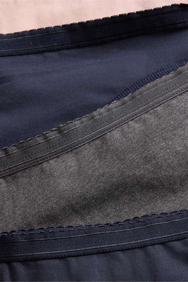 Dames - Set van 4 - slip - donkerblauw