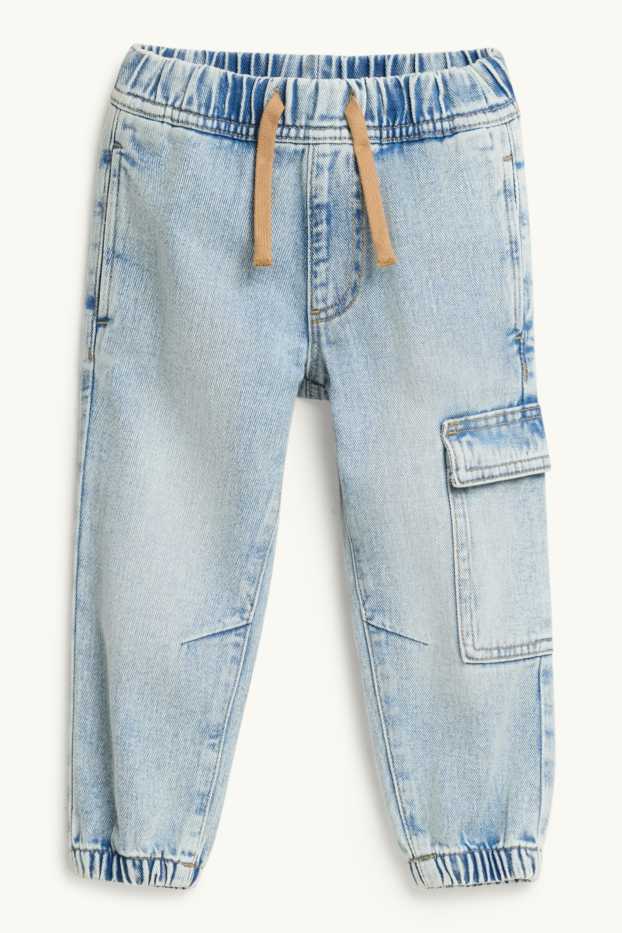 Copii - Băieți - Cargo jeans - denim-albastru deschis