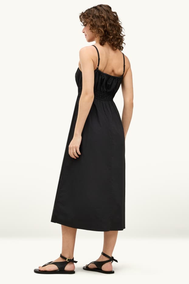 Damen - Empirekleid - schwarz
