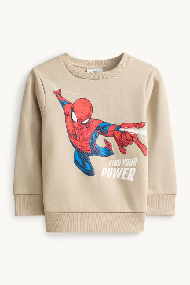 Kinderen: jongens - Spider-Man - sweatshirt - beige