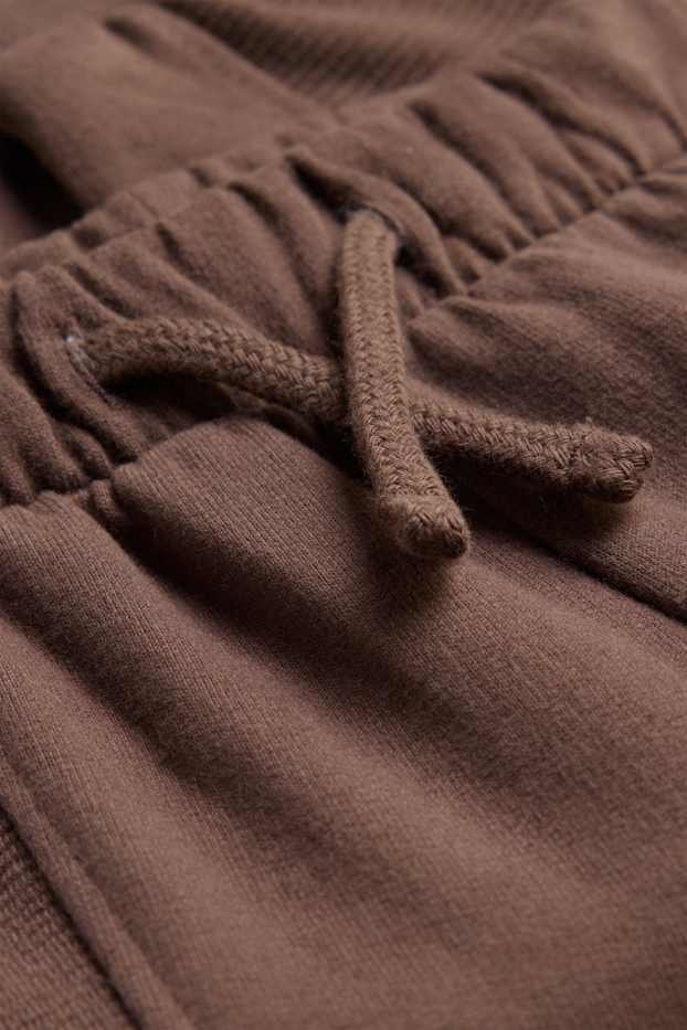 Neonati - Pantaloni sportivi per neonati - marrone scuro