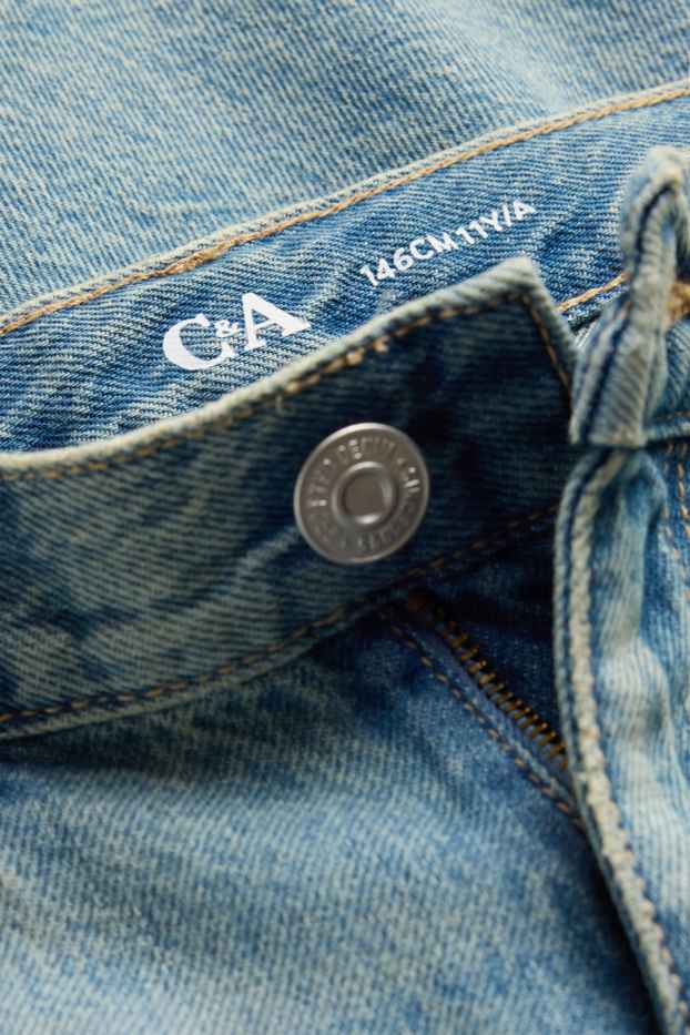 Kinder Mädchen - Jeans-Bermudas - jeansblau