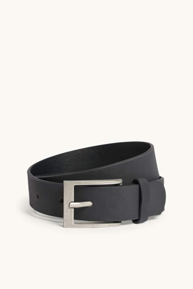 Enfants garçons - Ceinture - matière synthétique - noir