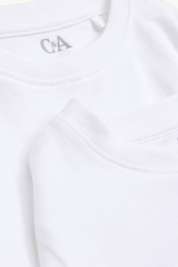 Copii - Băieți - Multipack 2 buc. - tricou cu mânecă lungă - alb
