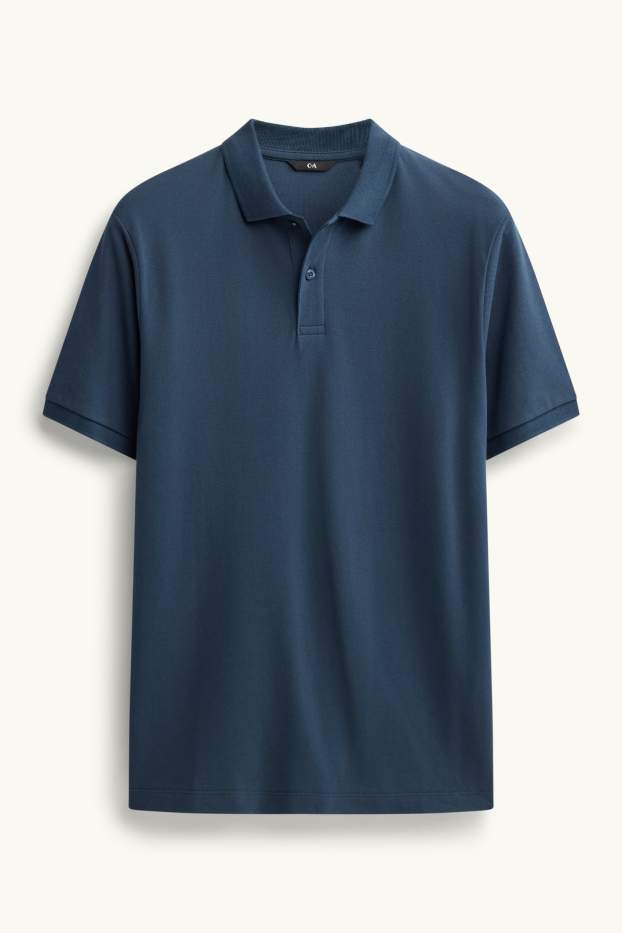 Men - Polo shirt - regular fit - dark blue