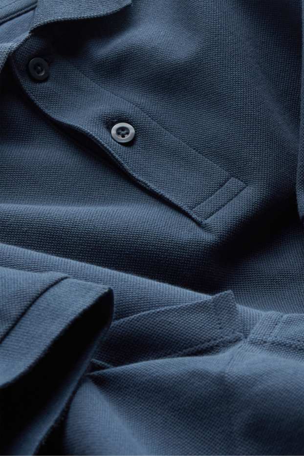 Men - Polo shirt - regular fit - dark blue