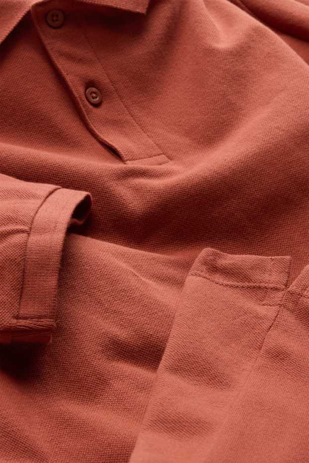 Herren - Poloshirt - Regular Fit - braun