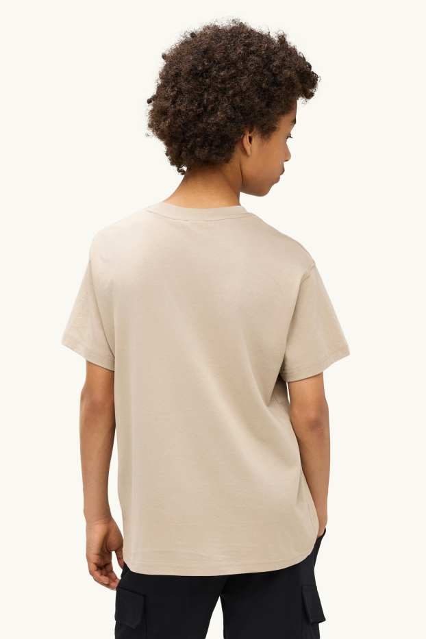 Kinder Jungen - Multipack 2er - Among Us - Kurzarmshirt - schwarz / beige