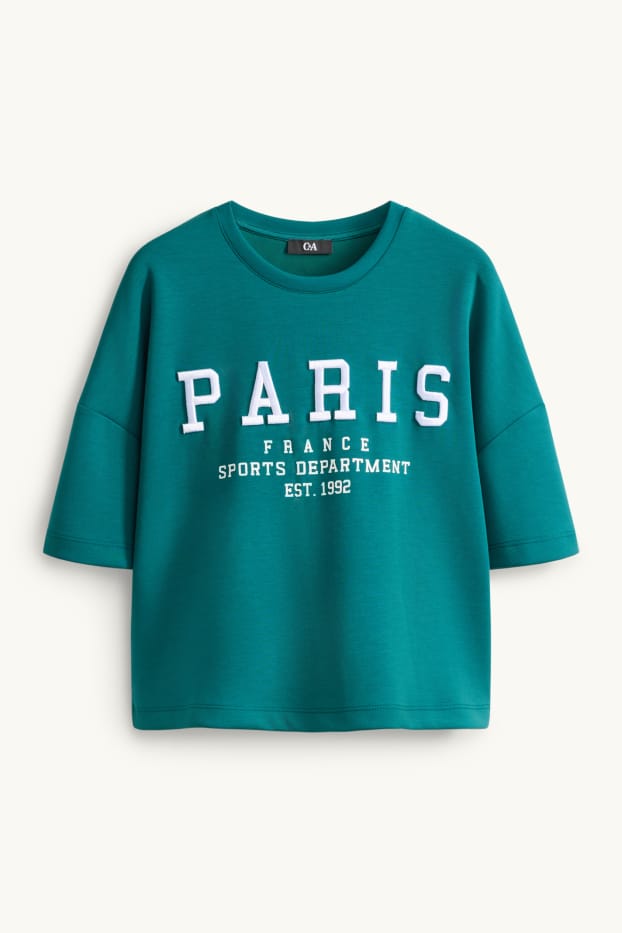 Dames - T-shirt - turquoise