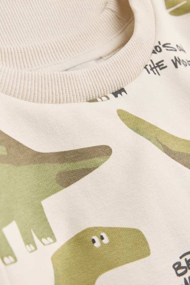 Children Boys - Dino - sweatshirt - green / beige