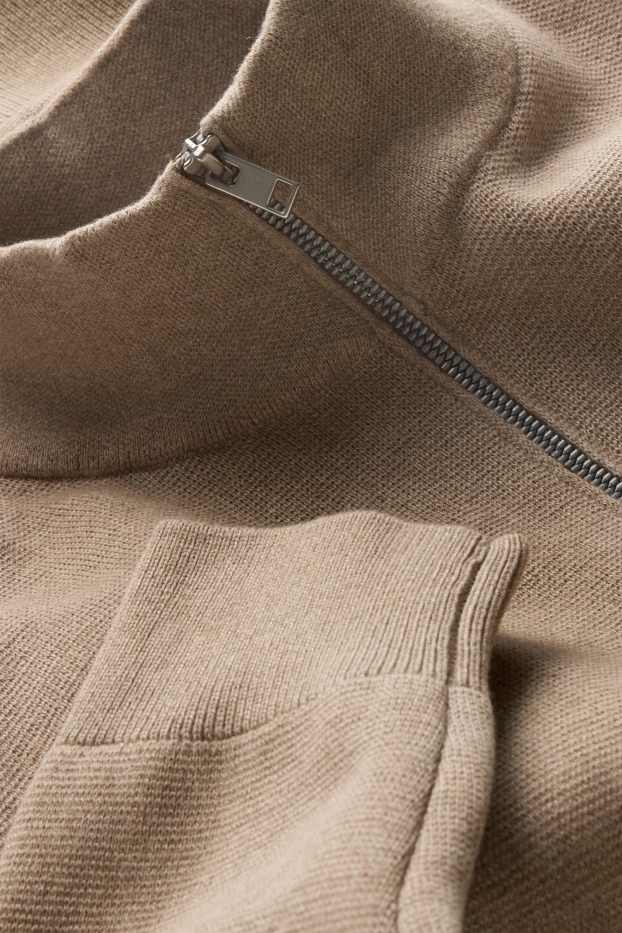 Uomo - Maglione - marrone chiaro