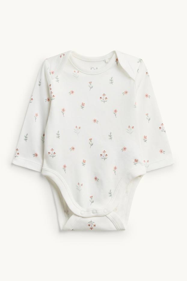 Nadó nena - Esquirol - pijama d’una peça - per a nadó - 2 peces - blanc/rosa
