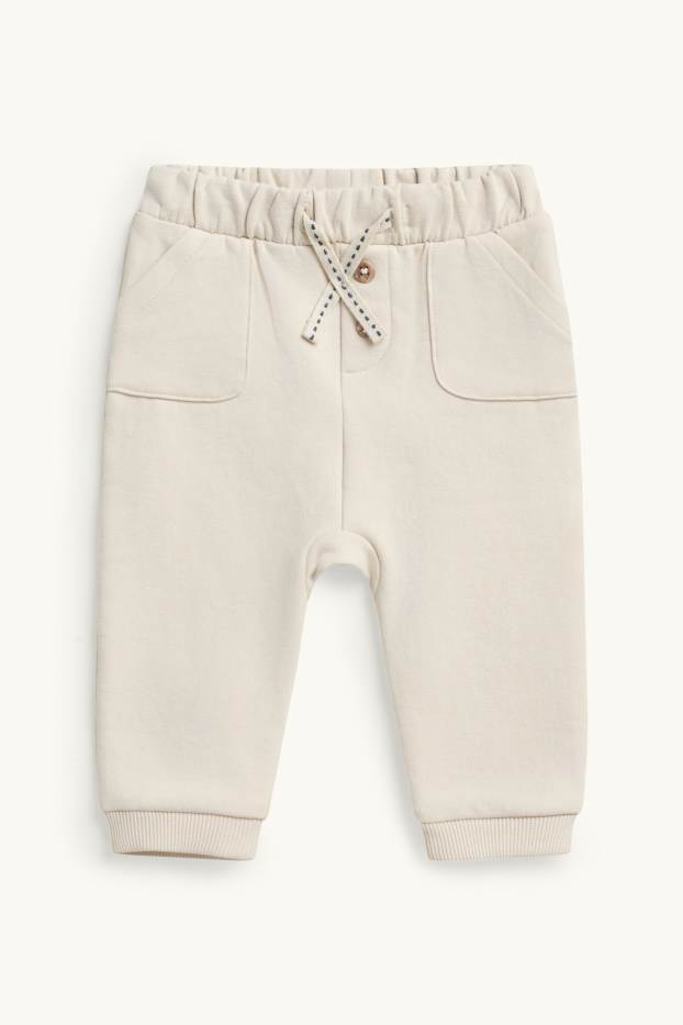 Baby Buben - Teddybär - Baby-Outfit - 3 teilig - blau / beige