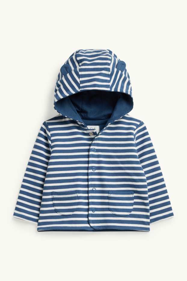 Baby Buben - Teddybär - Baby-Outfit - 3 teilig - blau / beige