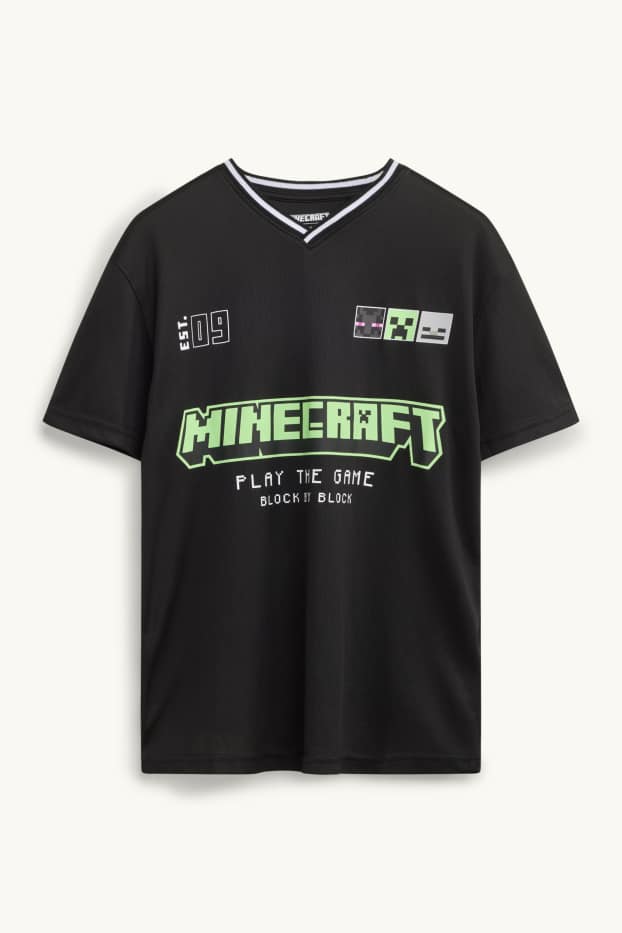 Děti - chlapci - Minecraft - tričko s krátkým rukávem - černá