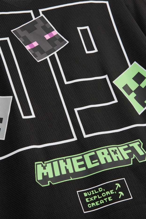 Děti - chlapci - Minecraft - tričko s krátkým rukávem - černá