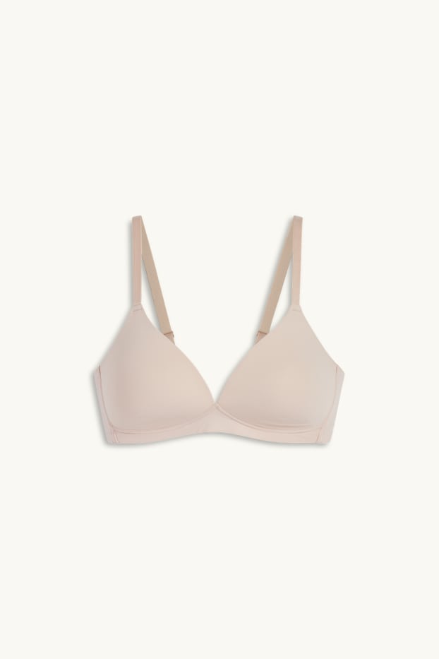 Women - Non-wired bra - padded - LYCRA® - light beige