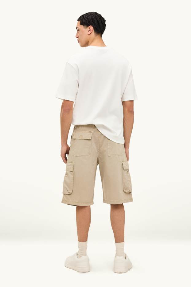 Herren - Cargo-Shorts - beige