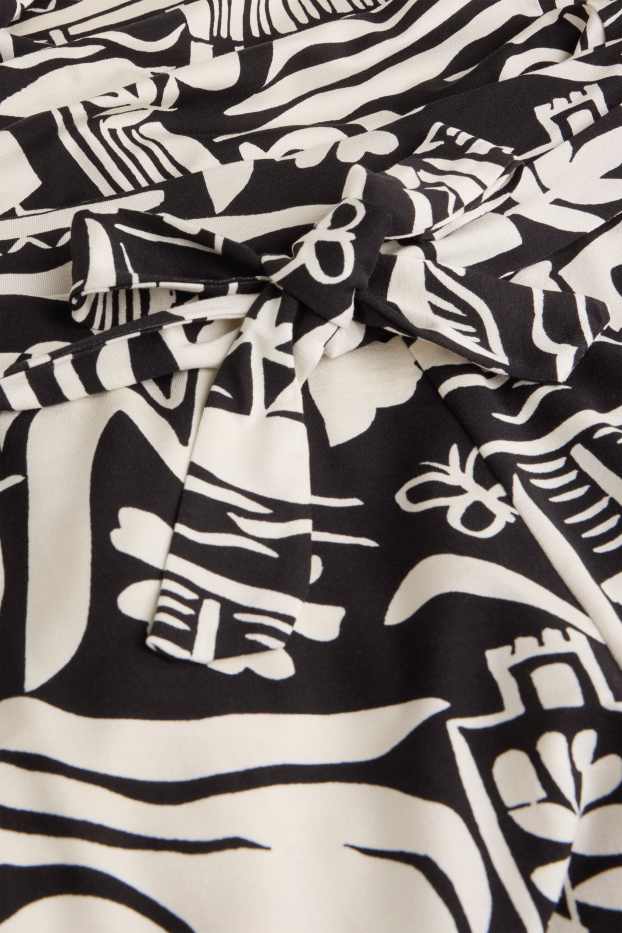Dames - Broek - wit / zwart
