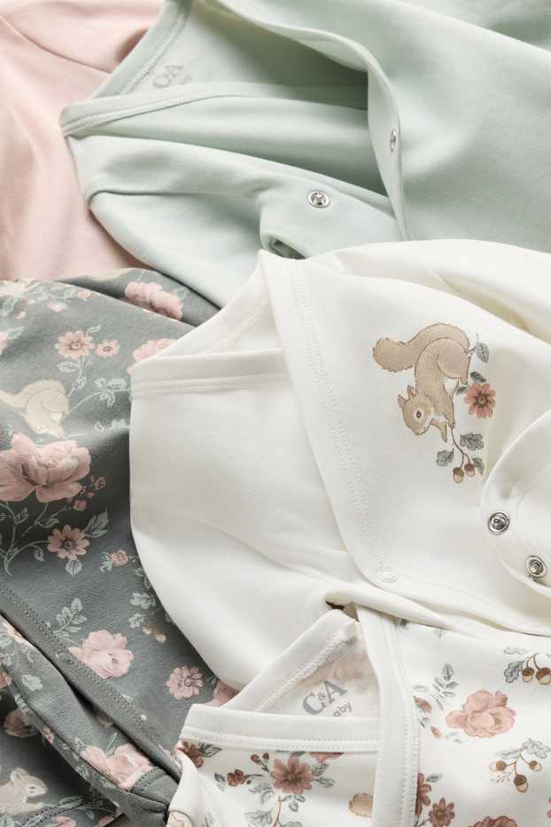 Baby: meisjes - Baby-wikkelrompertjes - wit